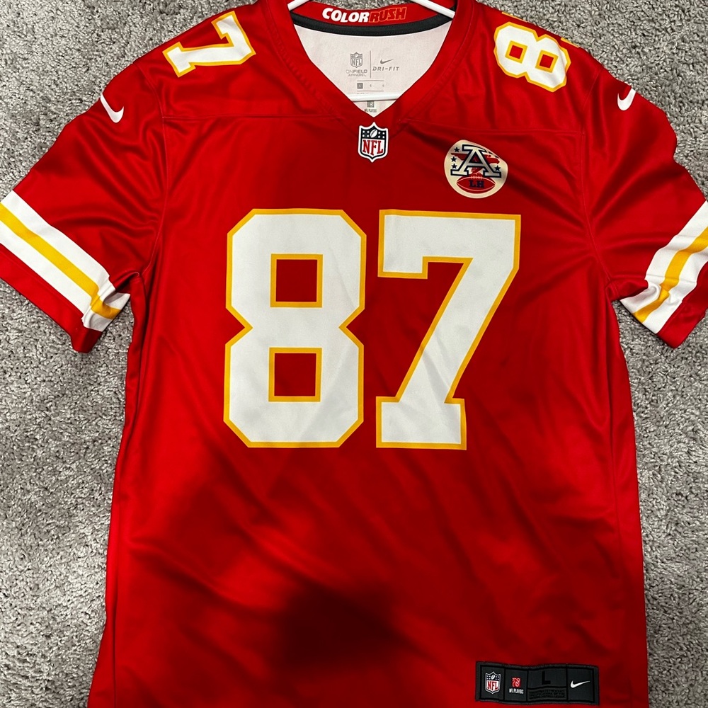 Nike Kansas City Chiefs Travis Kelce Color Rush Jersey